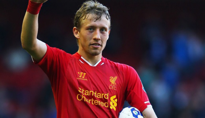 3 – Lucas Leiva abre o p&oacute;dio brasileiro. Ele defendeu o Liverpool de 2007 a 2017. Foram 247 jogos pelo torneio. – Foto: UEFA/Divulga&ccedil;&atilde;o