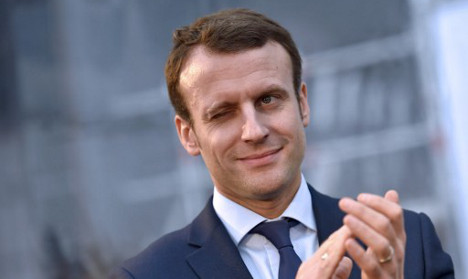 Foto presidente da França Macron