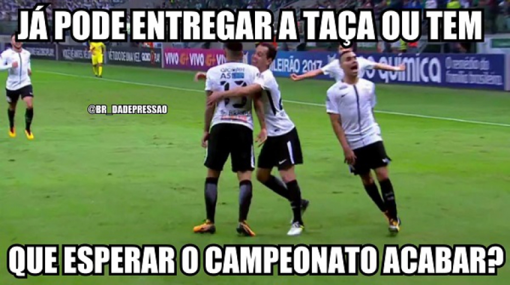 Confira os melhores memes da vitória do Corinthians sobre o São