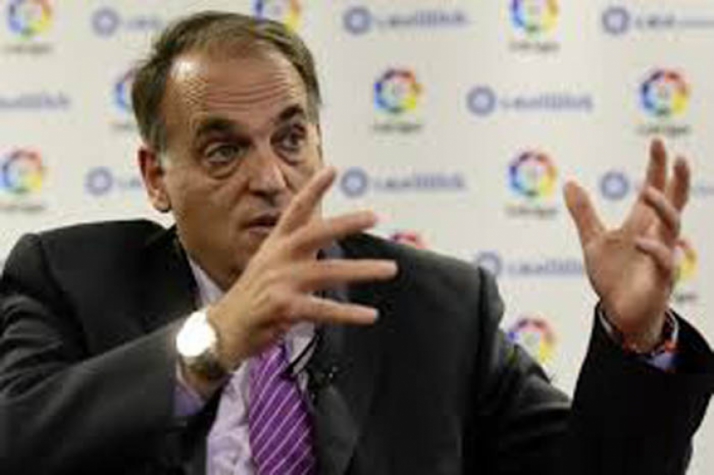 Javier Tebas &eacute; presidente da Liga Espanhola (Foto: JAVIER SORIANO/AFP) – Foto: Reprodu&ccedil;&atilde;o