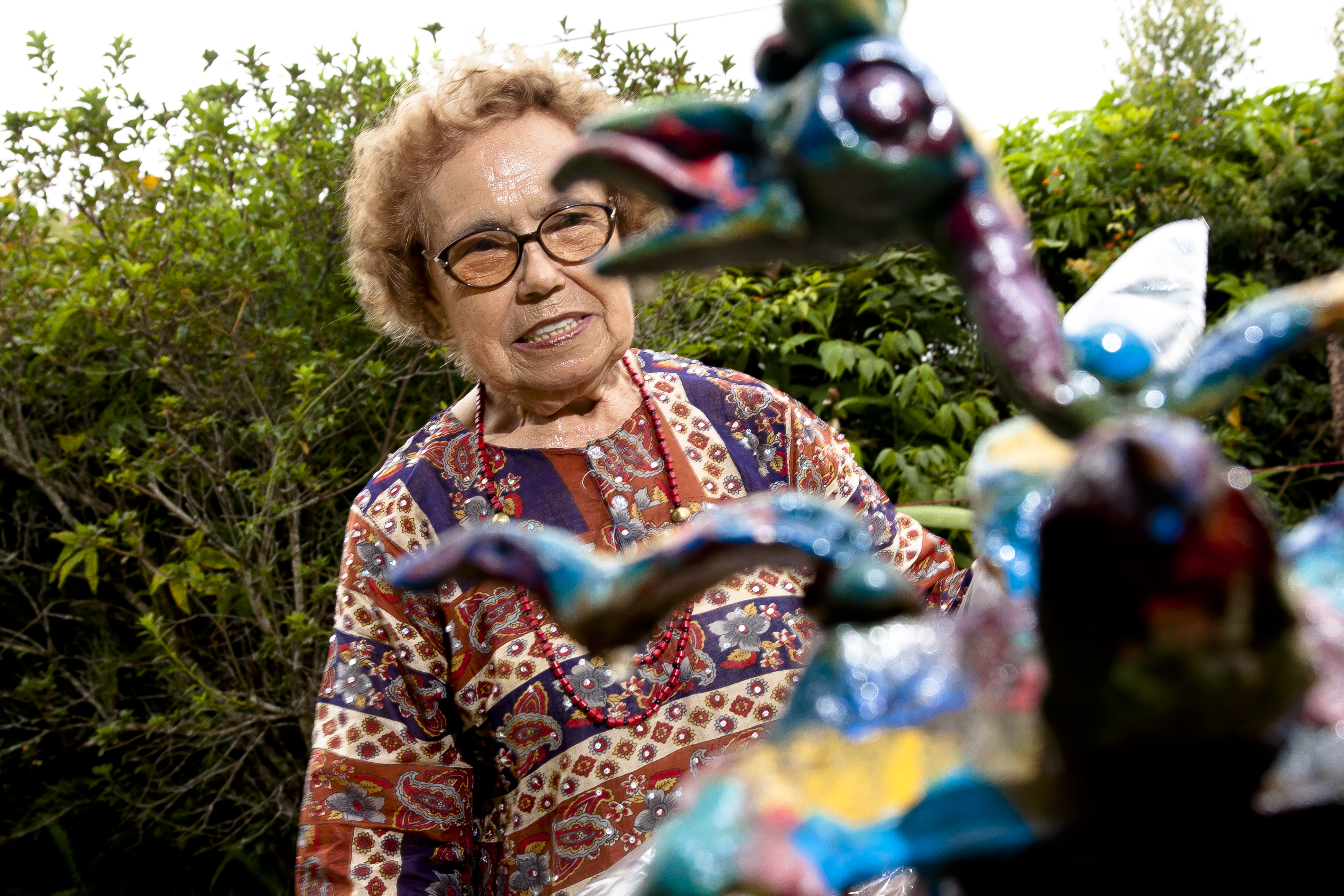 Artista pl&aacute;stica Eli Heil (1929-2017) – Foto: Daniel Queiroz/Arquivo/ND