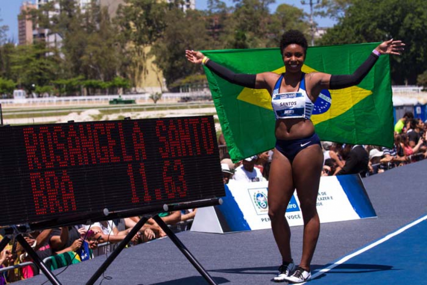 Ros&acirc;ngela Santos medalhista ol&iacute;mpica e competidora nas edi&ccedil;&otilde;es de 2012, em Londres; no Rio, em 2016 e em T&oacute;quio (Foto: Guilherme Taboada e Guilherme Ferraz/Agencia Sport Session) – Foto: Divulga&ccedil;&atilde;o/ND