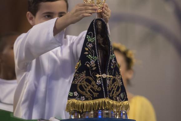 Celebração pelos 300 anos da aparição de Nossa Senhora Aparecida – Foto: Thiago Leon/Santuário de Nossa Senhora Aparecida/Divulgação/ND