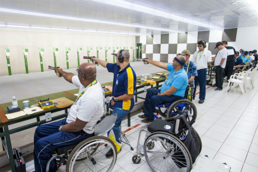 O Brasileiro de tiro esportivo paralímpico também servirá para ajudar a formar a Seleção Brasileira que vai ao Mundial de 2018 (Crédito: Alexandre Magno/MPIX/CPB)