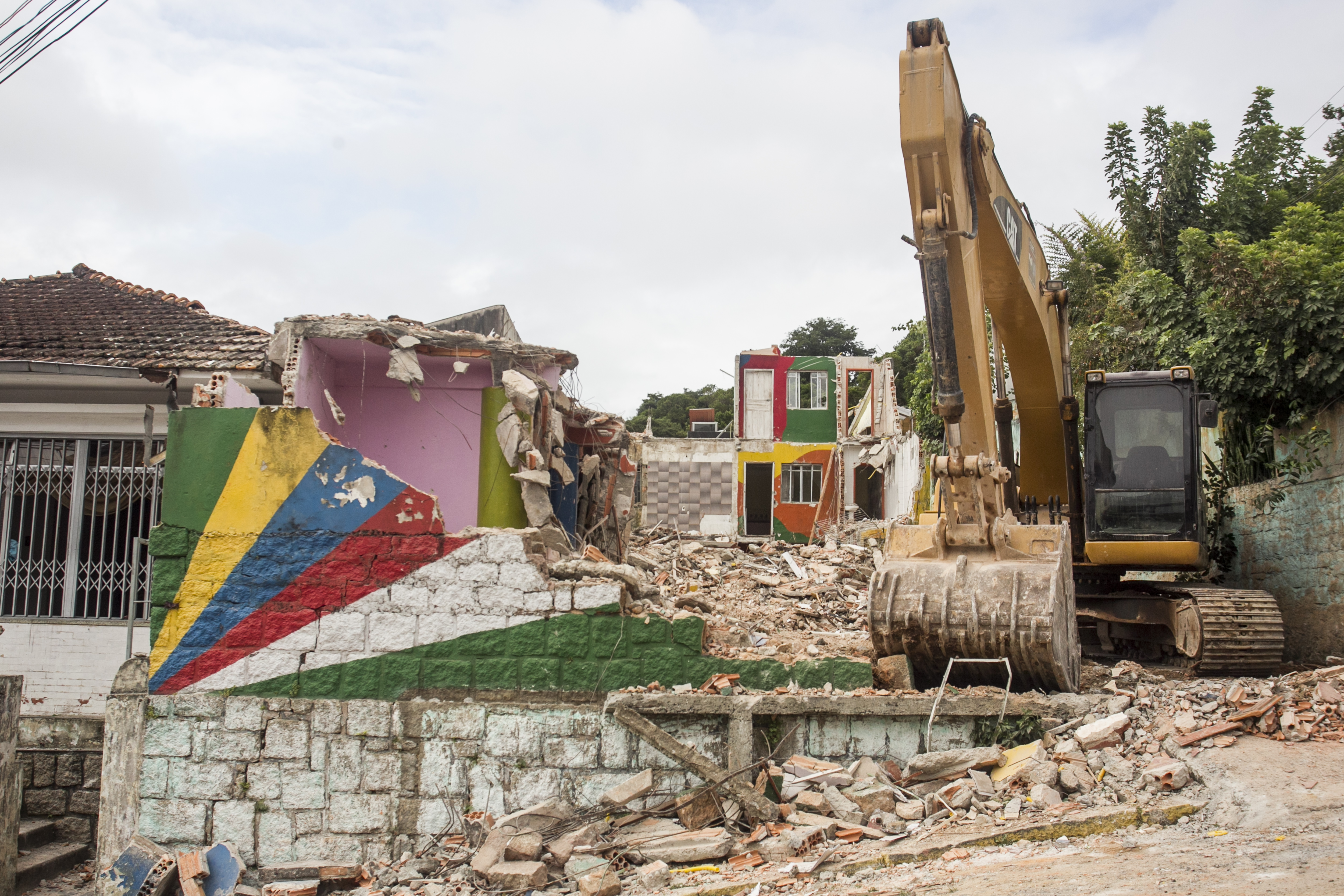 Imóvel onde ficava o Lar do Tio Duduco foi demolido em 2017 &#8211; Foto: Marco Santiago/ ND