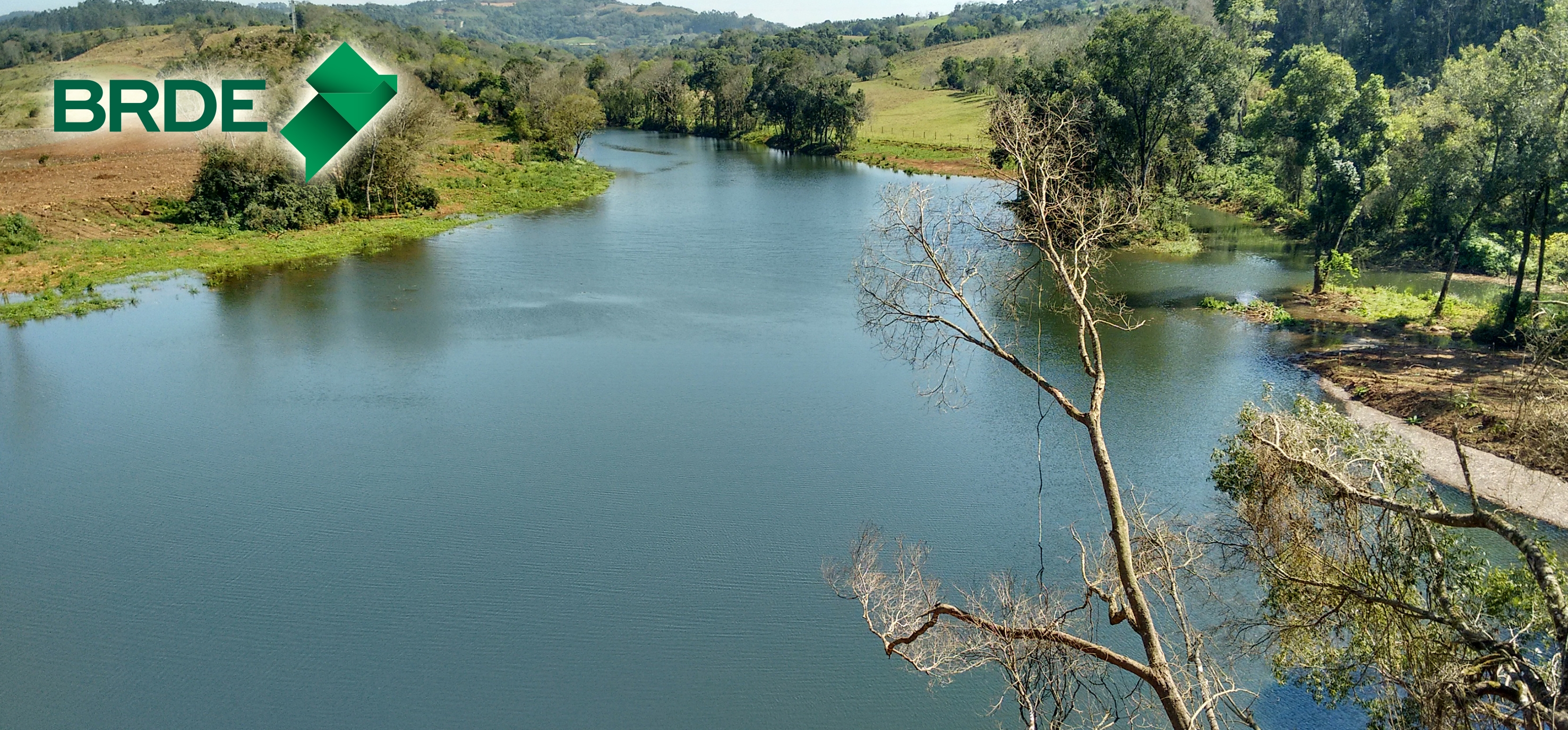 CGH Aparecida está na margem do Rio Pesqueiro, Jardinópolis/SC. A obra se localiza a cerca de 80 km Chapecó - Fotos/Divulgação Brasil Sul Energia