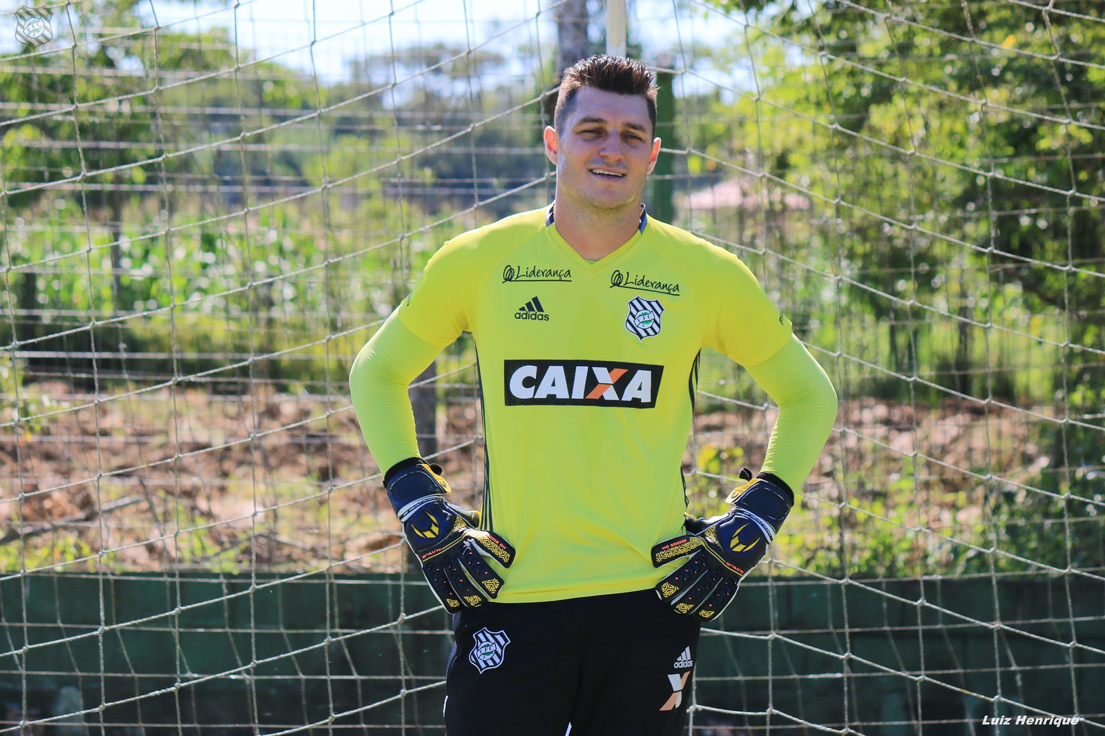 Denis, goleiro titular do Figueirense – Luiz Henrique/Figueirense/divulgação/ND