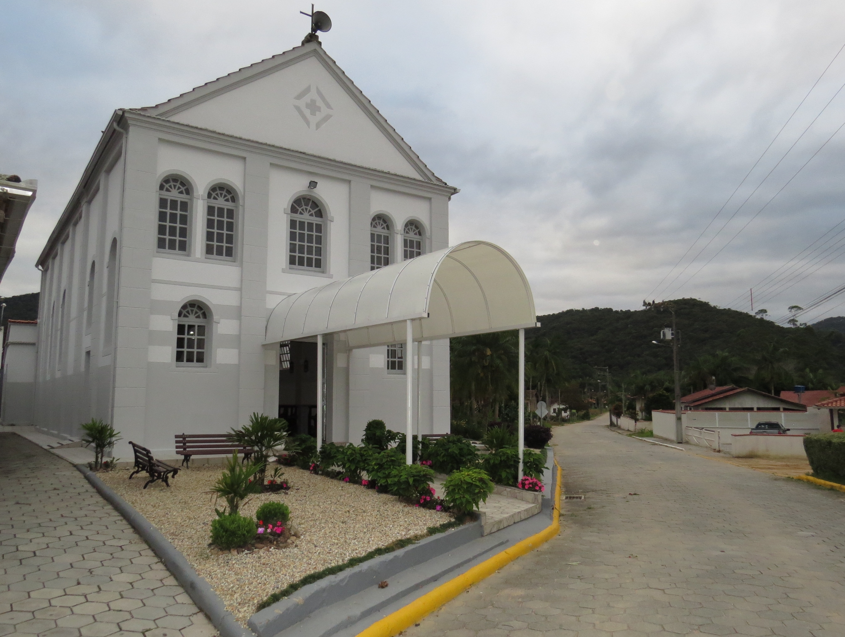 Igreja na comunidade Nova Itália, em São João Batista - Divulgação/ND