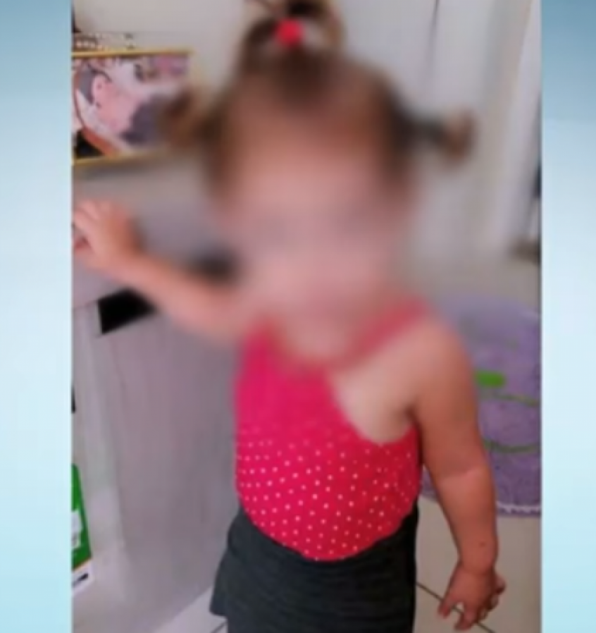 Laura Cec&iacute;lia Bitencourt foi atingida por uma paulada na cabe&ccedil;a e teve traumatismo craniano - Reprodu&ccedil;&atilde;o/RICTV