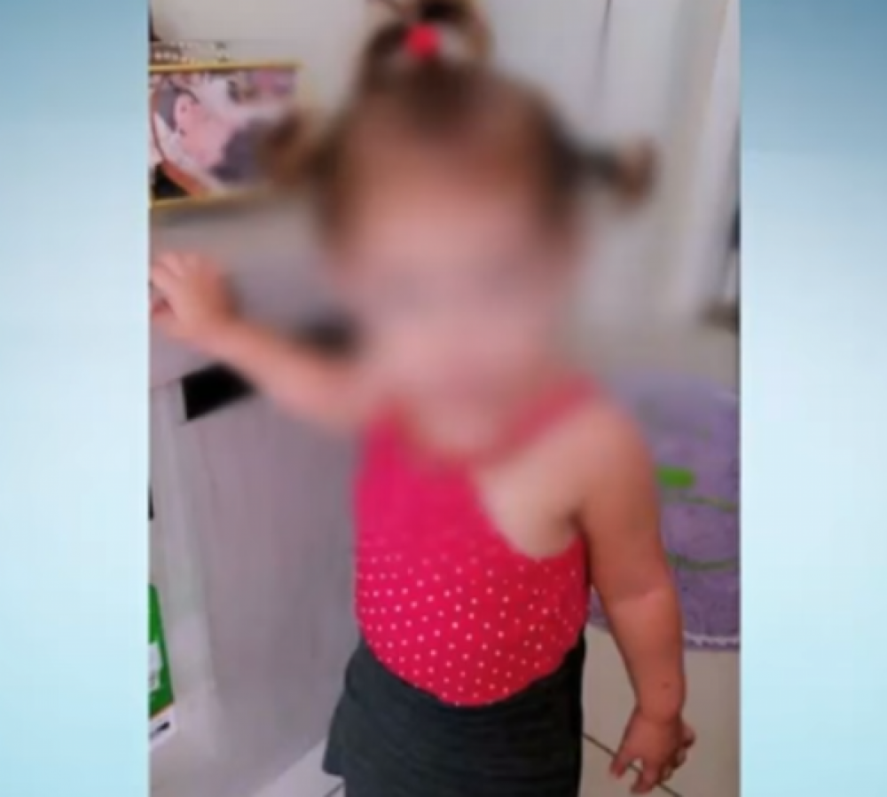 Laura Cec&iacute;lia Bitencourt foi atingida por uma paulada na cabe&ccedil;a e teve traumatismo craniano - Reprodu&ccedil;&atilde;o/RICTV