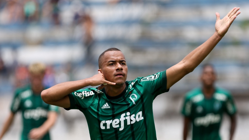 Papagaio foi bem na Copinha e agora trabalha com os profissionais do Verdão - Fabio Menotti/Palmeiras