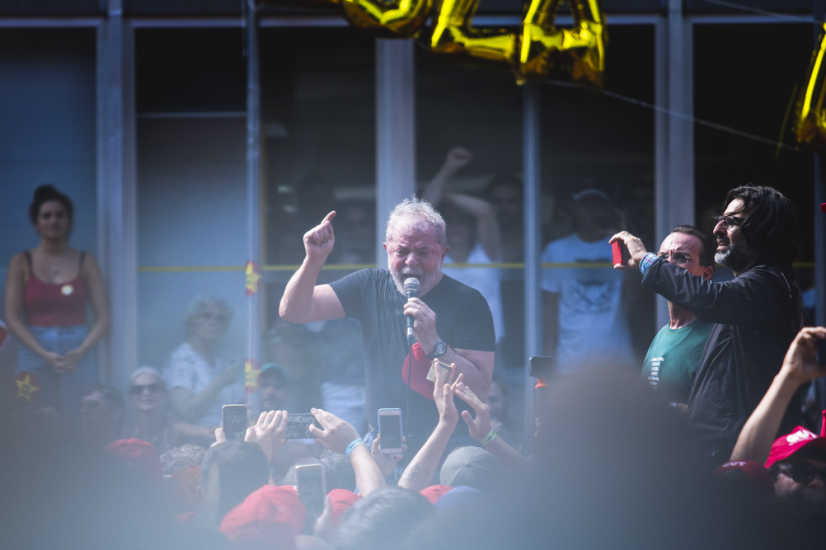 Lula em SC - Daniel Queiroz/ND