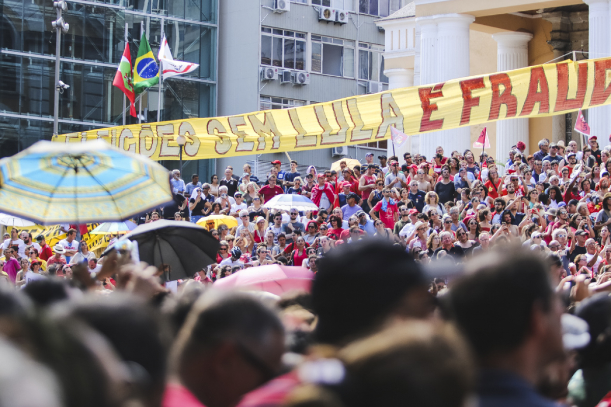 Lula em SC - Daniel Queiroz/ND