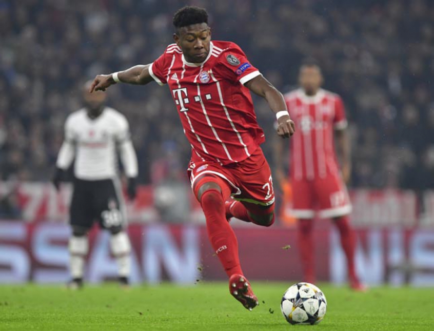 Alaba &eacute; um dos grandes defendores do mundo (Foto: John MacDougall / AFP) – Foto: John MacDougall / AFP/ND