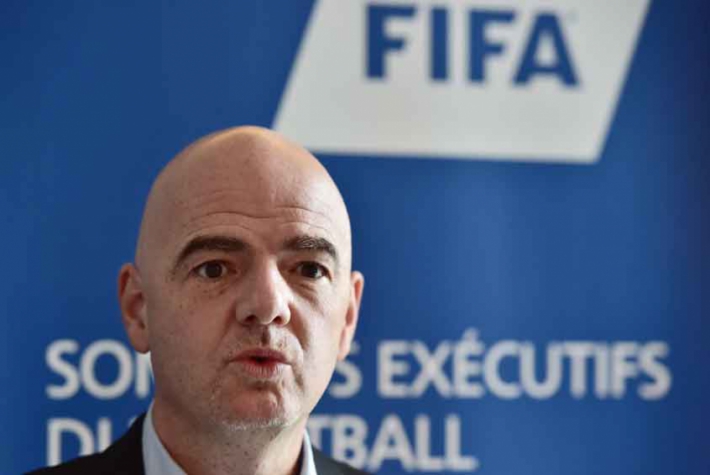 Presidente da Fifa, Gianni Infantino quer mudar formato de torneios – Foto: Christophe Archambault / AFP