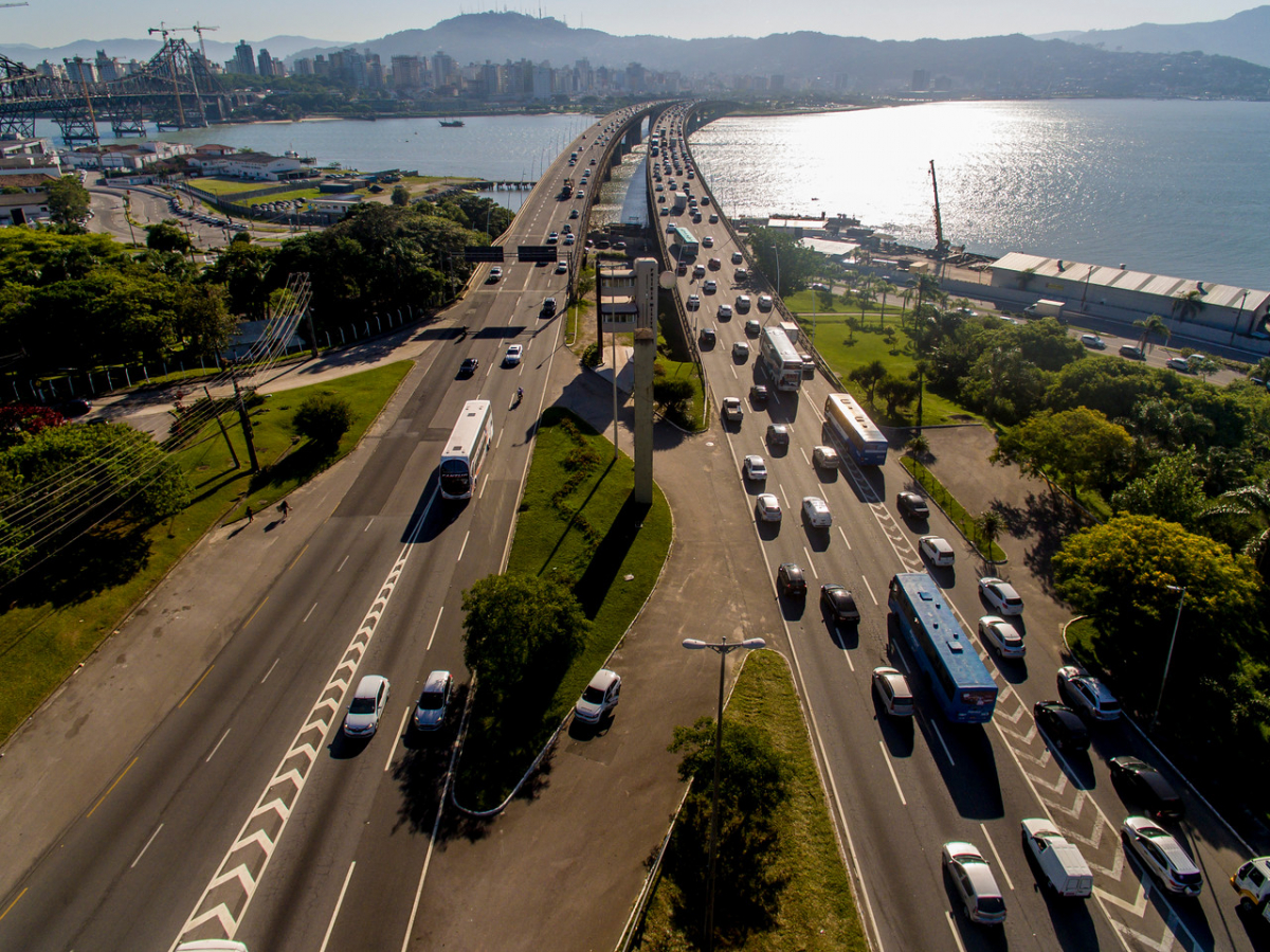 Secretaria de Infraestrutura programou monitoramento semanal das pontes que fazem a ligação entre a Ilha e o Continente- Flávio Tin/ND