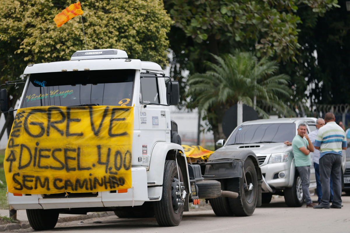 Greve de caminhoneiros em 2018