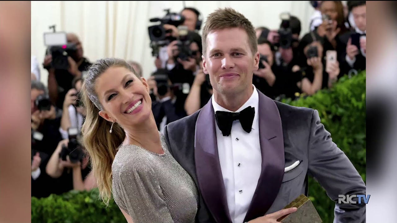 Tom Brady, casado com a brasileira Gisele B&uuml;ndchen se despede do esporte. O Pel&eacute; do futebol americano. – Foto: Reprodu&ccedil;&atilde;o/RICTV Record TV