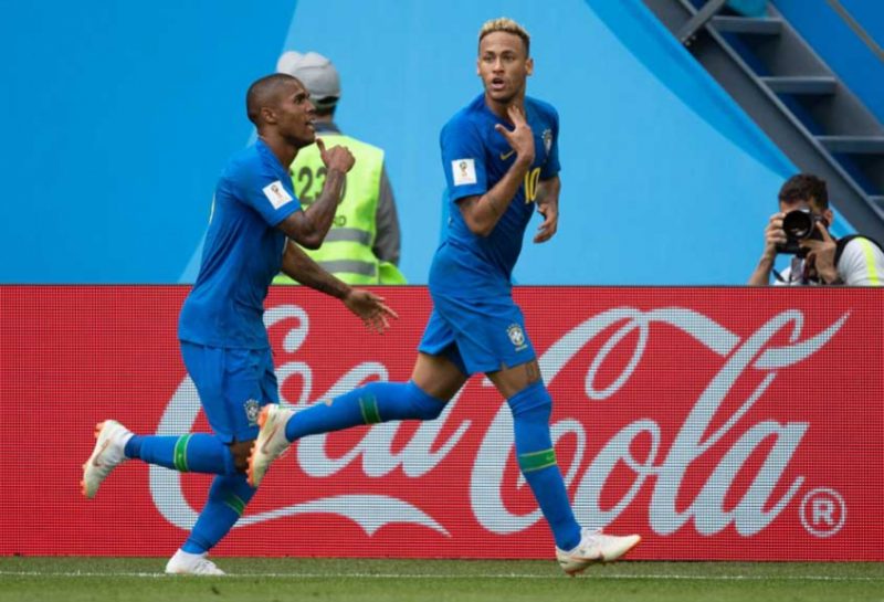 Neymar marcou o segundo gol da vitória do Brasil contra a Costa Rica (Foto: Pedro Martins / MoWA Press) - Pedro Martins / MoWA Press)