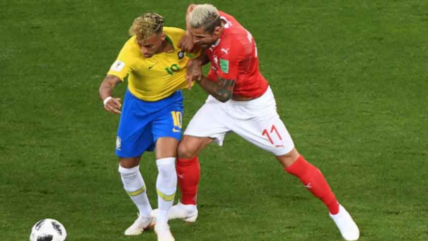 Brasil e Suíça se enfrentaram na Copa de 2018