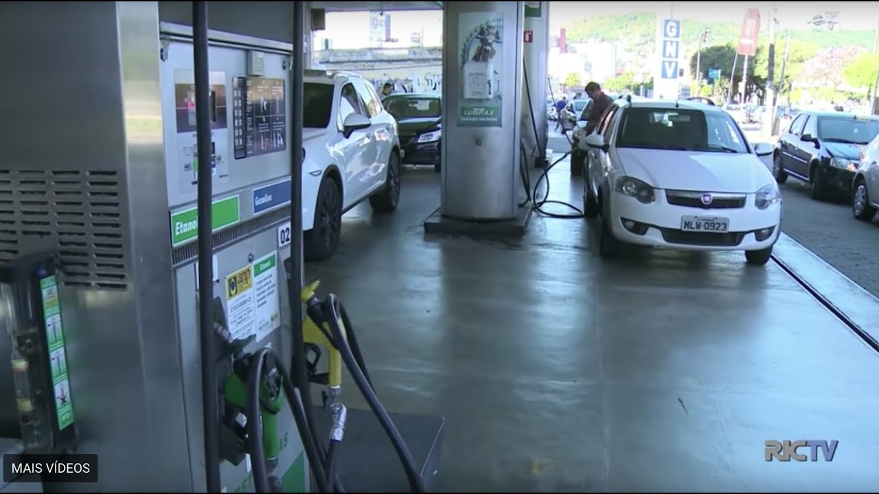 O etanol tamb&eacute;m demonstrou uma leve redu&ccedil;&atilde;o no valor m&eacute;dio do litro na &uacute;ltima semana. – Foto: Reprodu&ccedil;&atilde;o/RICTV Record TV