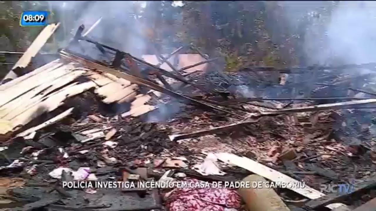 Polícia Civil prende suspeita de incendiar casa de padre em Camboriú