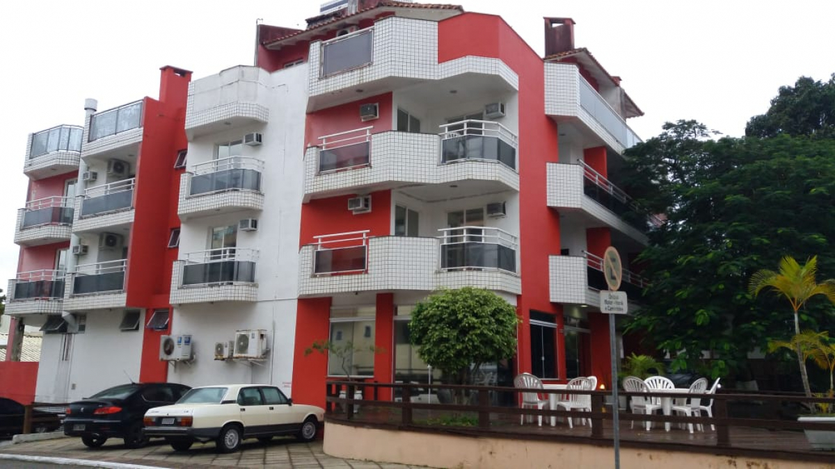 Hotel onde aconteceu a chacina, em Canasvieiras - Karina Koppe/RICTV/ND