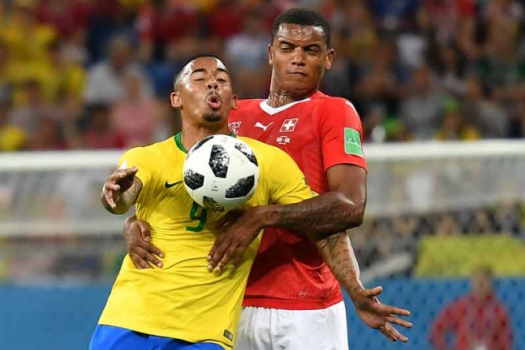 Gabriel Jesus passou em branco no Mundial da R&uacute;ssia pela Sele&ccedil;&atilde;o Brasileira – Foto: AFP/ND