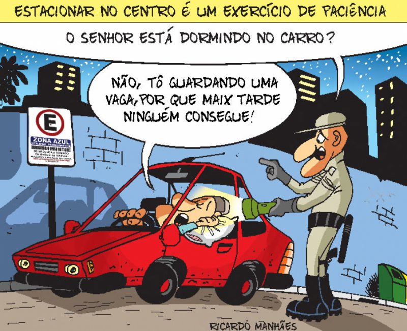 Estacionar no Centro é um exercício de paciência