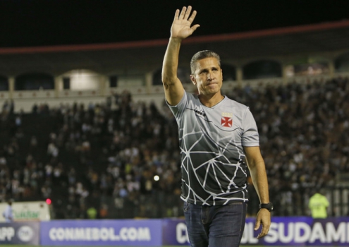 Jorginho em sua &uacute;ltima passagem pelo Vasco – Foto: Rafael Ribeiro/Vasco.com.br