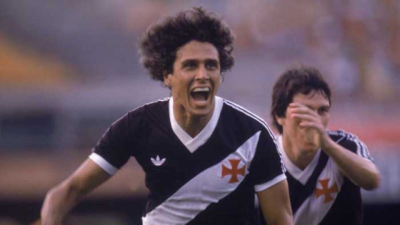 Maior ídolo da história do Vasco, Roberto Dinamite é também o maior goleador do Gigante da Colina