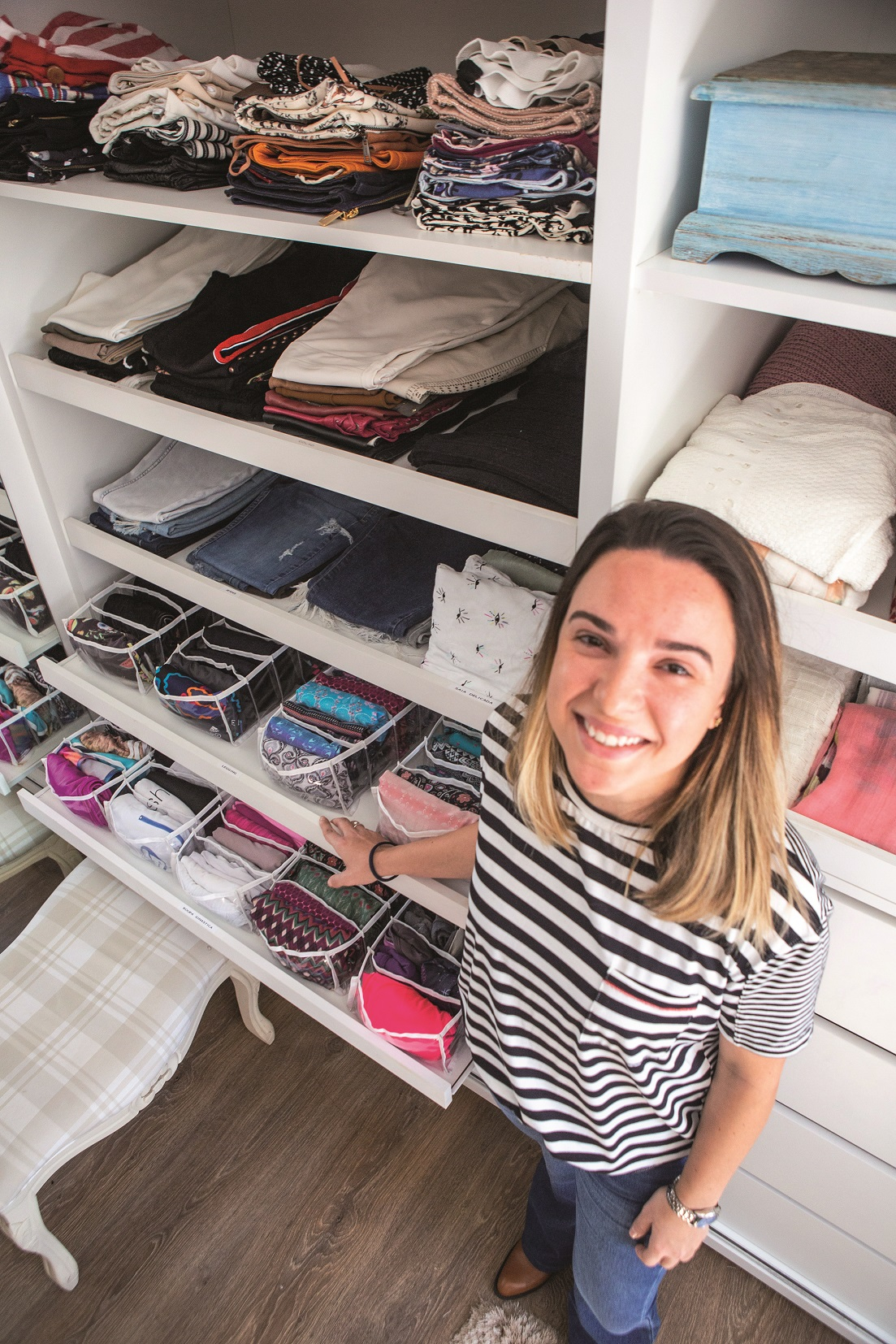 Fernanda Cavalcanti criou uma empresa especializada em organização de ambientes - Daniel Queiroz/ND