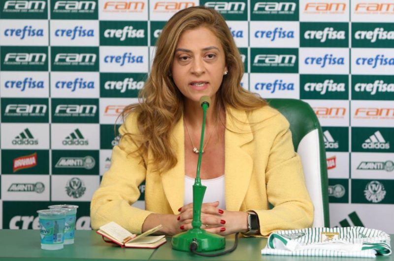 Leila Pereira tomou atitudes contra o racismo no futebol Sul-Americano – Foto: Divulga&ccedil;&atilde;o/Palmeiras