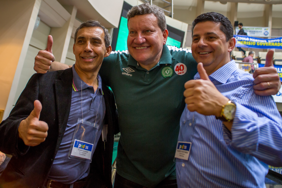 Do futebol à política, Luciano Buligon empresta prestígio em Chapecó a Jair Bolsonaro