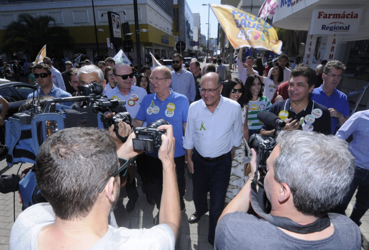 Geraldo Alckmin em Criciúma - Divulgação/ND