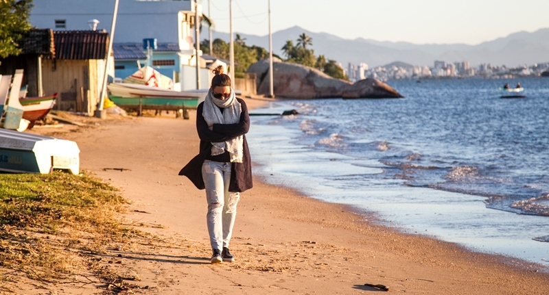 Semana inicia com tempo seco e temperaturas amenas na Grande Florianópolis - Marco Santiago/ND