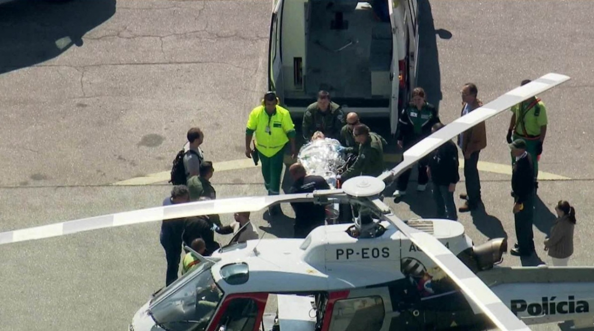 Bolsonaro foi transferido para o hospital Albert Einstein, em São Paulo - @BolsonaroSP/Twitter/Reprodução