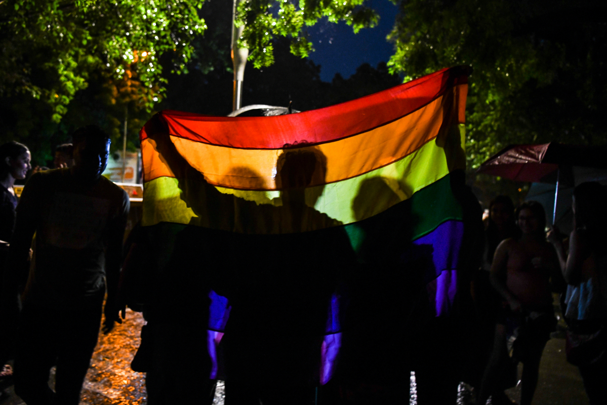 Comemoração na Índia pela queda lei contra homossexuais - CHANDAN KHANNA/AFP