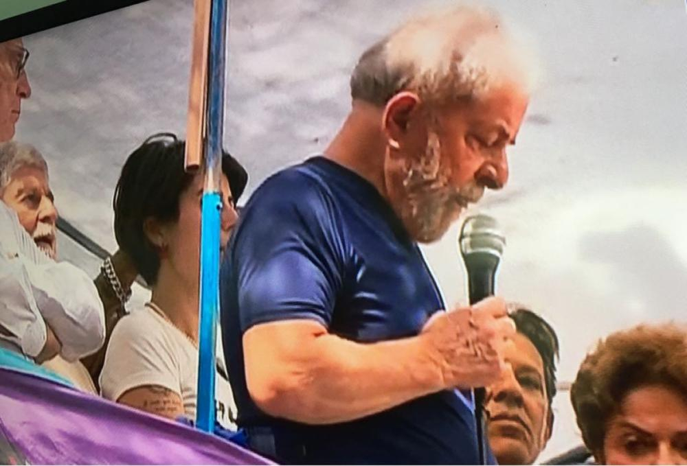 Lula em discurso de 7 de abril - Divulgação/ND