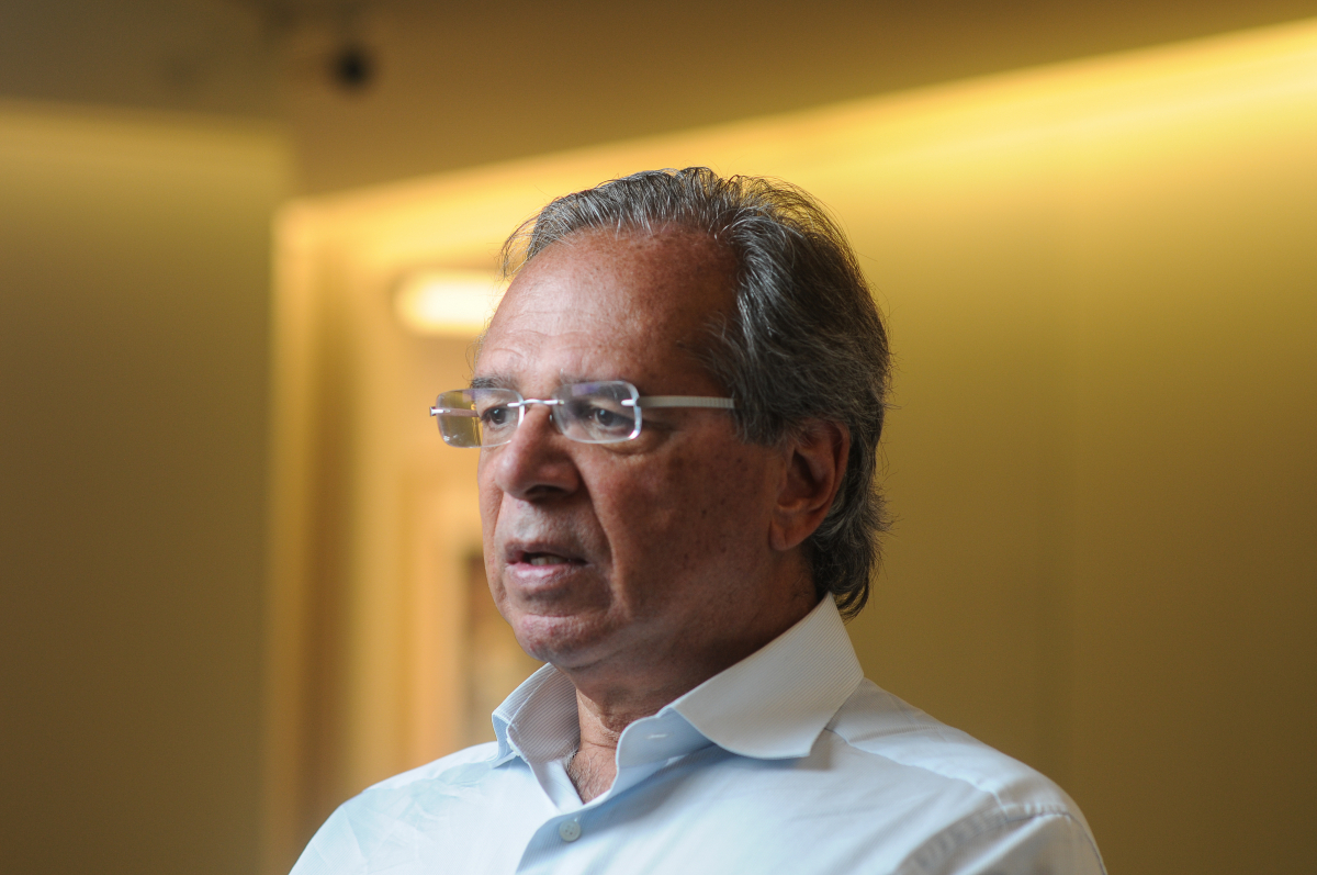 No exemplo mais estridente está o economista Paulo Guedes, do candidato Jair Bolsonaro (PSL) - Claudio Belli/Valor/Folhapress