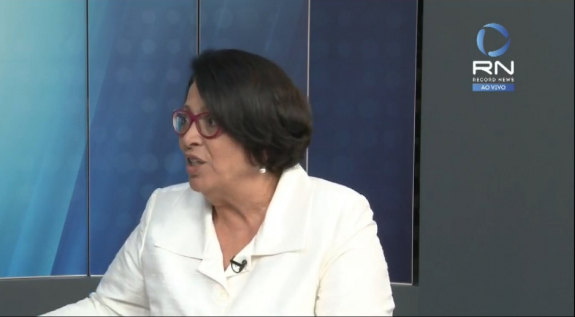 Ideli Salvatti participou de entrevista para a Record News nesta quarta-feira (12) - Record News/Divulga&ccedil;&atilde;o