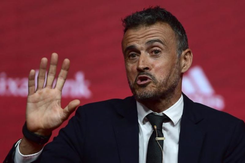 Luis Enrique é o técnico da Espanha (Foto: Pierre-Philippe Marcou / AFP)