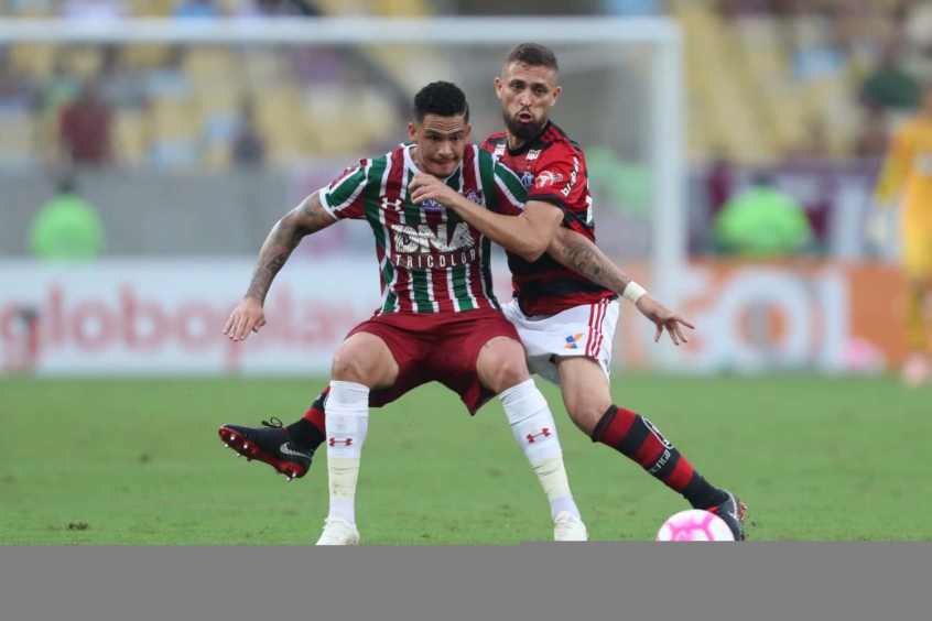 Seguro na defesa, Léo Duarte marcou um dos gols no Fla-Flu no Maracanã (Foto: Gilvan de Souza/Flamengo)