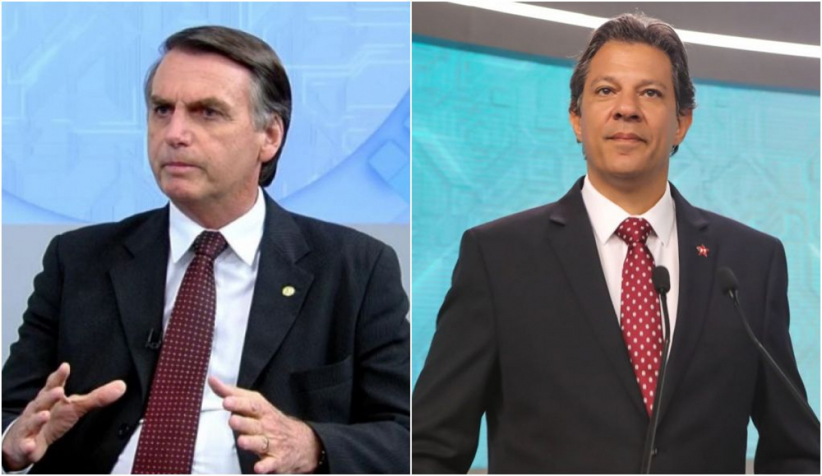 Bolsonaro (PSL) E Haddad (PT) Disputam O 2º Turno Para Presidente Nas ...