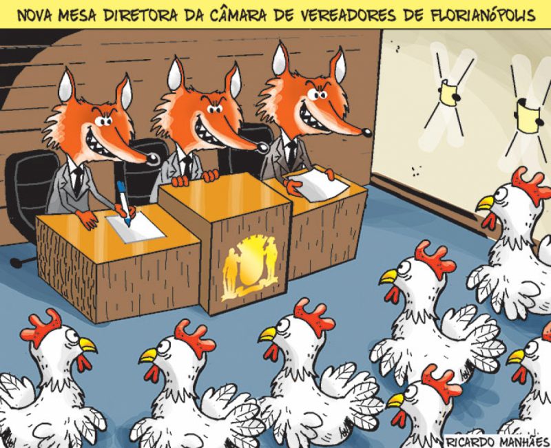 Nova mesa diretora da câmara de vereadores de Florianópolis