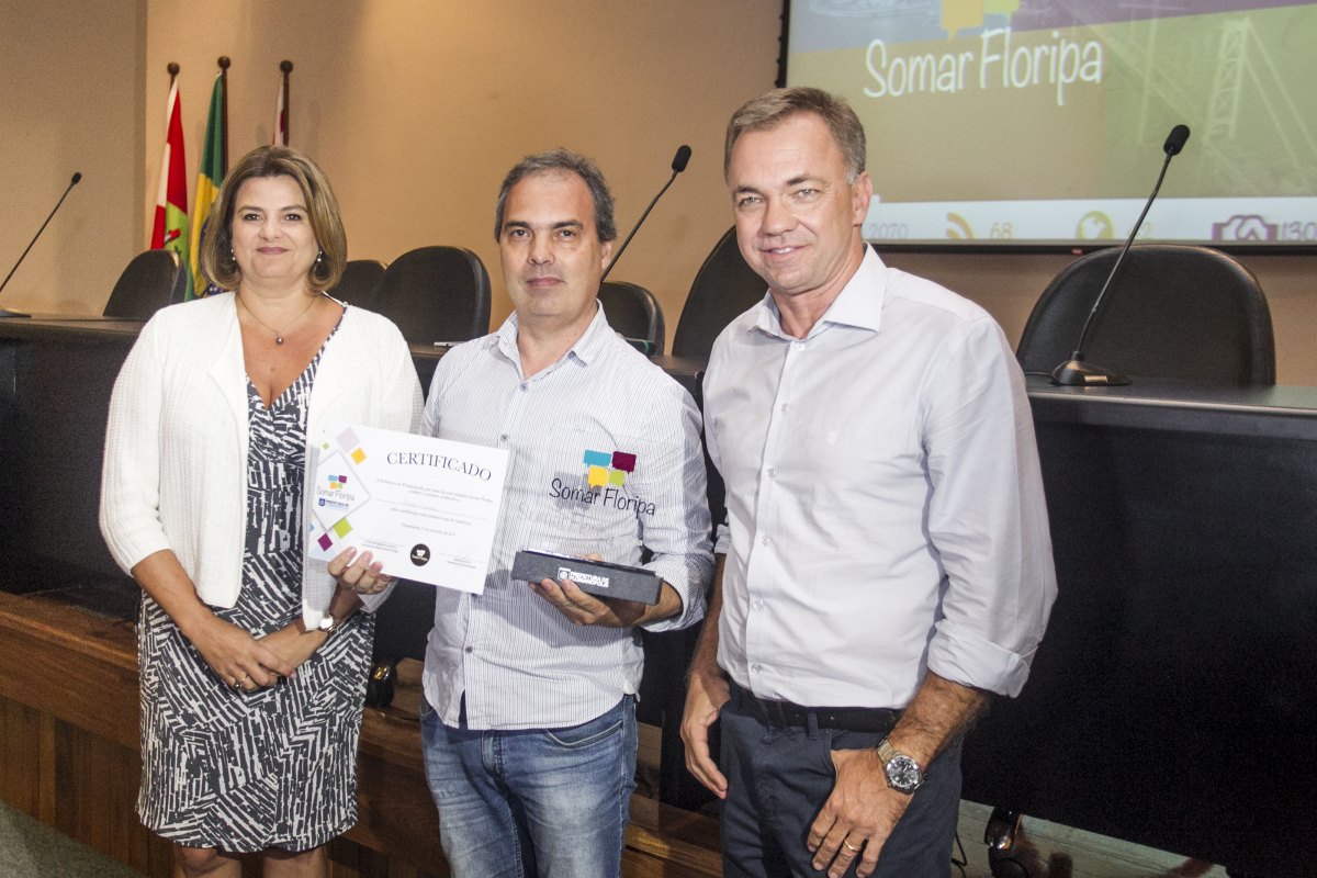 Fabio Gadotti, colunista do ND, recebe homenagem - Marco Santiago/ND