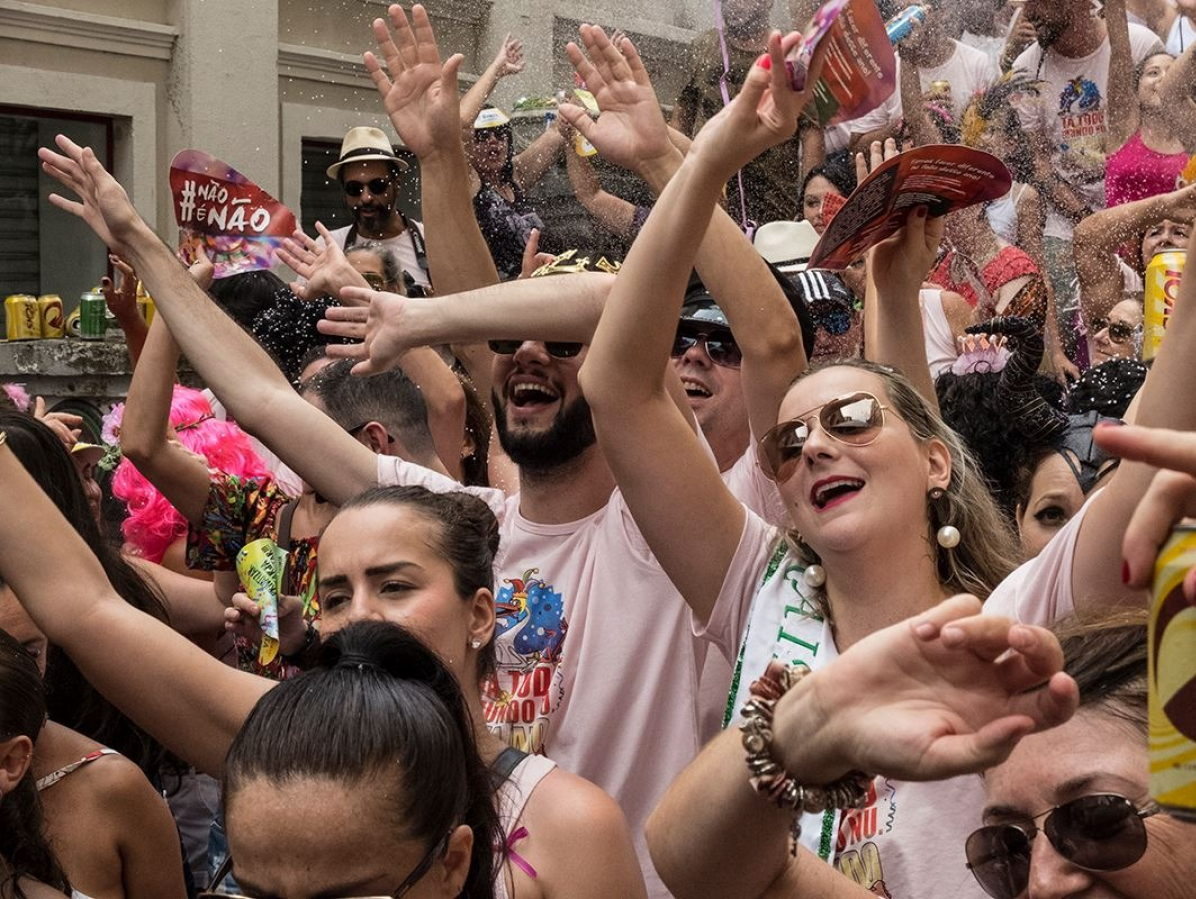 Irreverência é a marca tradicional do PQP na Escadaria do Rosário - Sérgio Vignes Divulgação