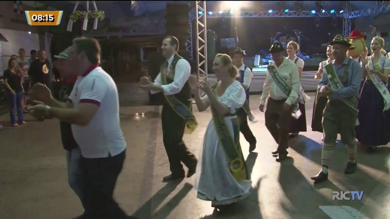 32&ordf; edi&ccedil;&atilde;o da Schutzenfest marca retomada tamb&eacute;m em Jaragu&aacute; do Sul – Foto: Reprodu&ccedil;&atilde;o/RICTV Record TV