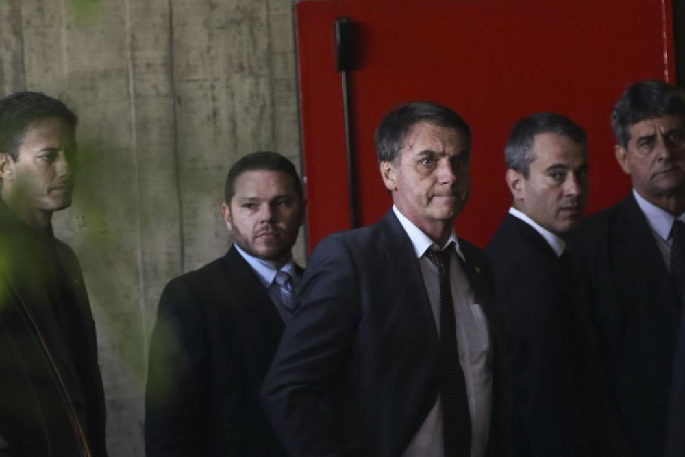 Presidente eleito Jair Bolsonaro chega ao CCBB para reuniões - Antonio Cruz/Agência Brasil