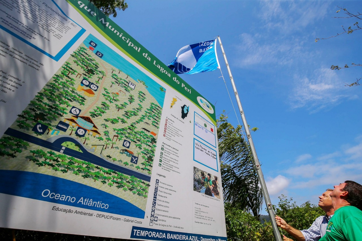 Lagoa do Peri foi certificada como balneário sustentável em 2015 - PMF/Divulgação/ND